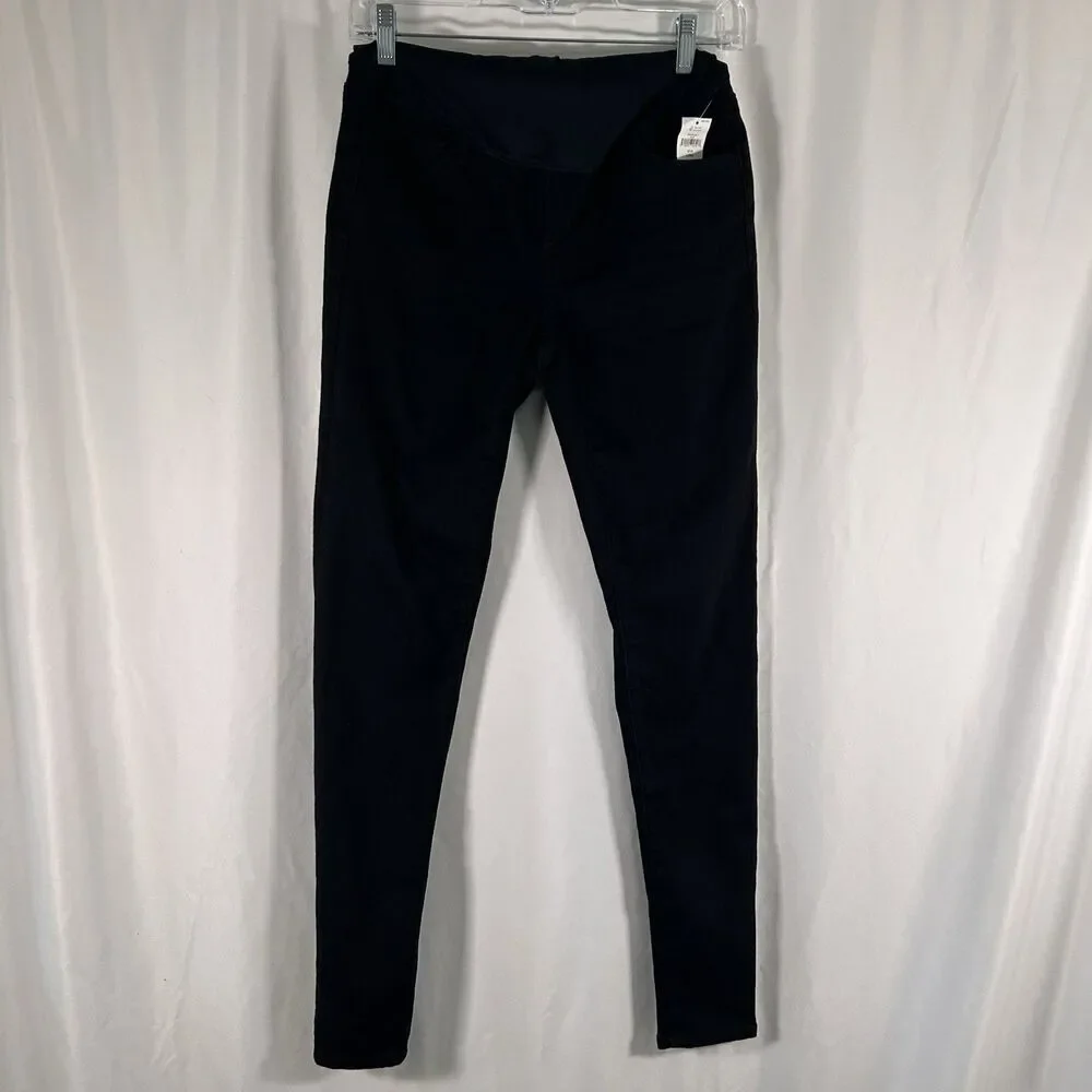 New Gap Maternity Jeggings Women's 27 4L Long Black Pull On Stretchy 30" Inseam - Picture 1 of 7